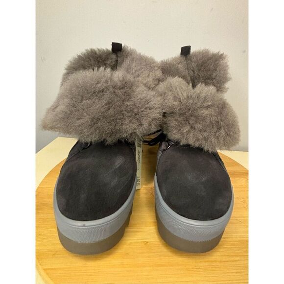 NWT Cougar Women's V-Five-S Faux Fur Lined Lace Up Winter‎ Boots Gray Size 6 - Picture 5 of 9
